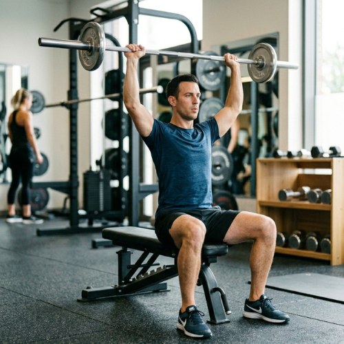 Overhead-Press-Workouts-for-Testosterone-Boost